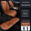 12V Heated Plush Car Seat Cushion - Winter Warmth for Front and Rear Seats