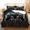 3D Game Console Printing Home Bedding Set King Size Bed Clothes Microfiber High Ranking Duvet Cover Set