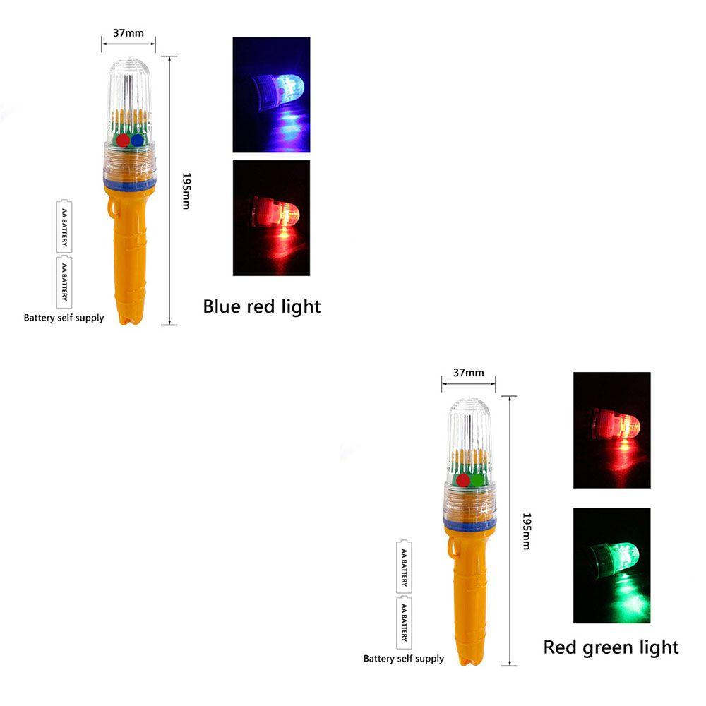 Deep Drop Underwater Attracts Fish Beacon Lamp Buoy Signal Light Double Flash Lamp Indicator Lights