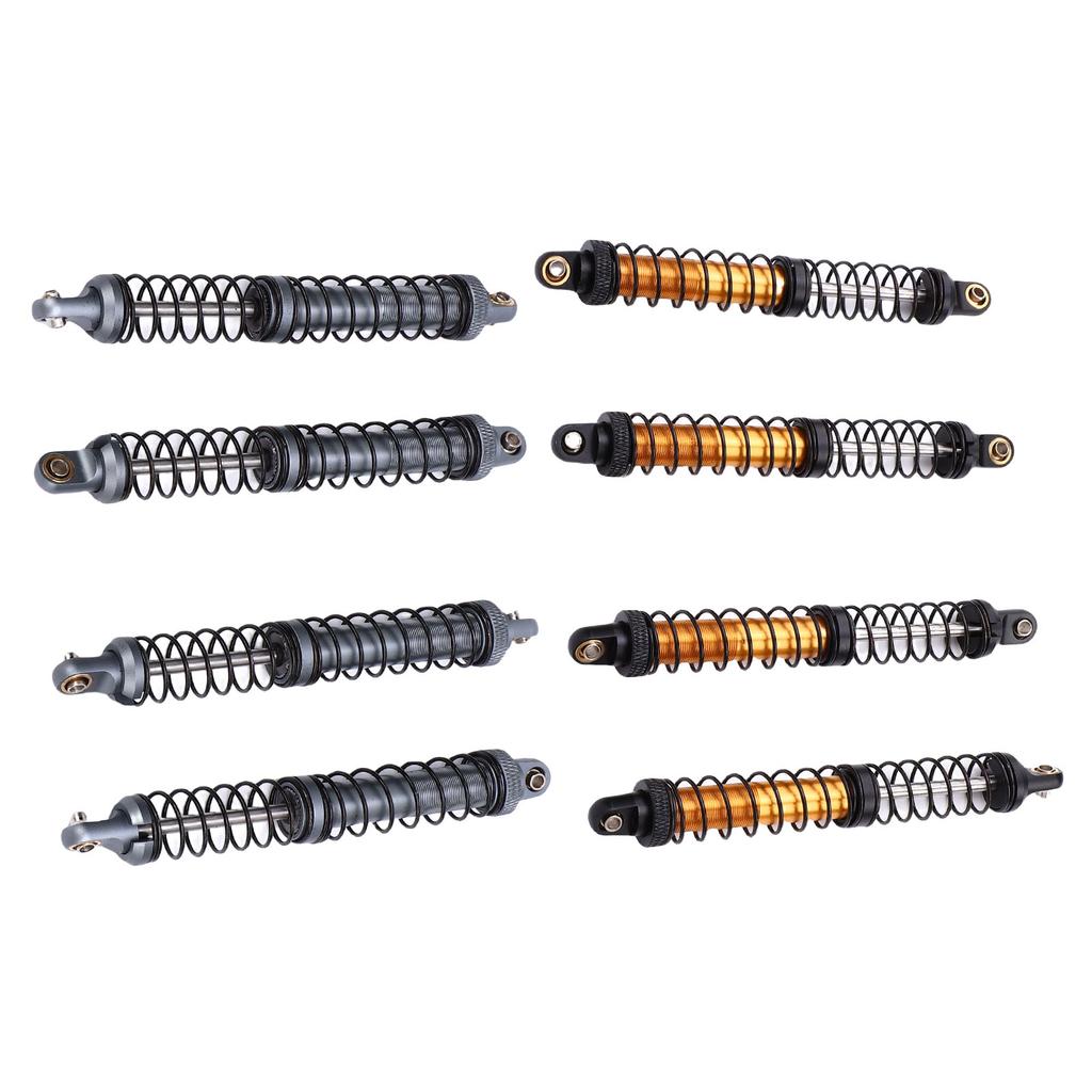 4pcs 110mm RC Shock Absorber Damper Dual Stage Spring Shocks for 1/10 RC Crawler Car Upgrade Parts