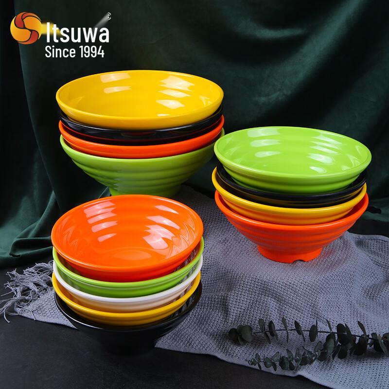 WUHE Durable Melamine Noodle & Soup Bowl