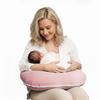 Pokrowiec poszewka welur na poduszkę mały rogal do karmienia piersią babyuniverse - pudrowy róż