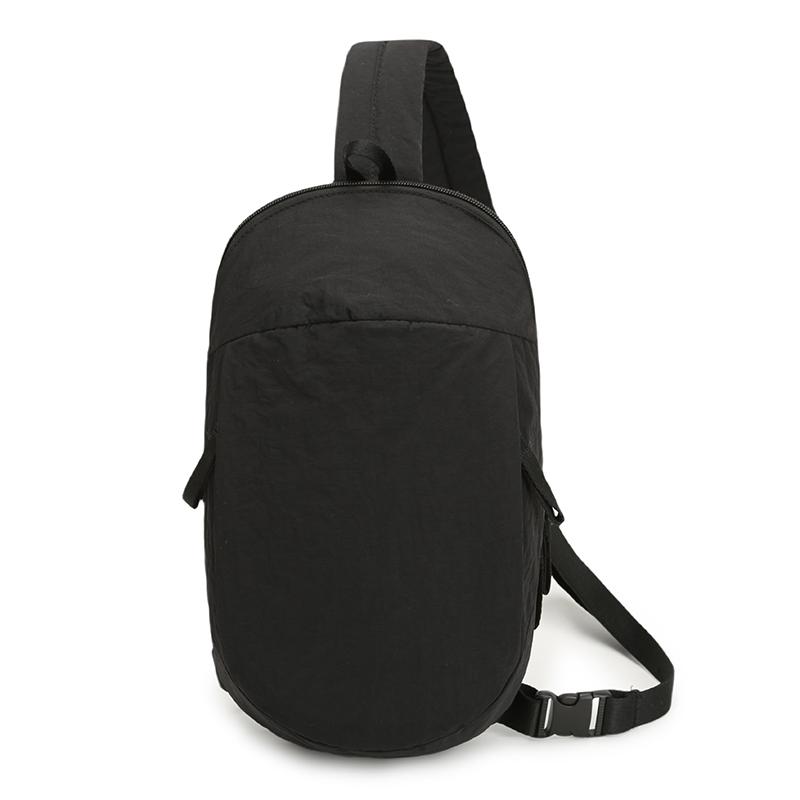 Сумка через плечо Спортивная нагрудная сумка для улицы Большой вместимости Однотонная сумка на плечо