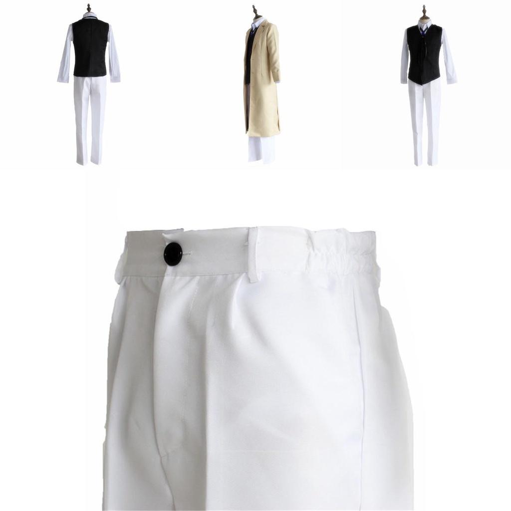 Прочная японская аниме-униформа Осаму Дадзая из удобного полиэстера