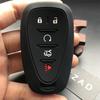 ZAD Силиконовый Чехол для Ключа Автомобиля Для Chevrolet Cruze 2016 Malibu XL Camaro 5-кнопочный Умный Брелок Чехол-Куртка FOB
