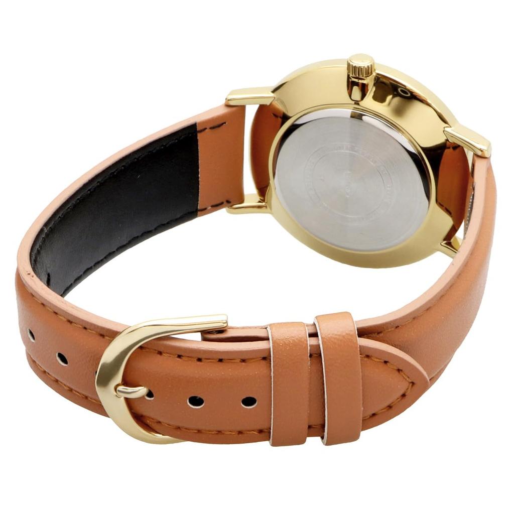 Casio Quartz Watch Gold X Tan Leather Band Overseas Model [Casio] Men's MTP-VT01GL-5B [Item]