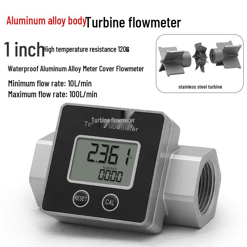 Xiaoyao Stainless Steel Digital Turbine Flow Meter for Diesel, Gasoline, Methanol, and Water