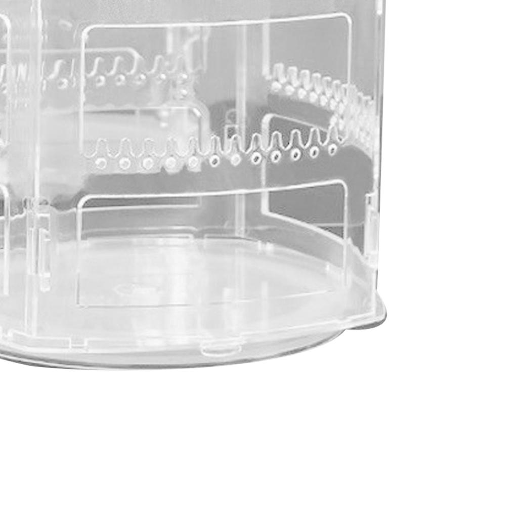 Стойка для выставки товаров ювелирных изделий Пластиковый Многофункциональный вращающийся органайзер для сережек для серег-зажимов и ожерелья