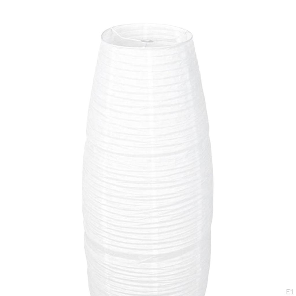 Simple Lampshade Floor Lamp Paper Moder Decoration Decor Light Bulb