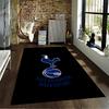 "Tottenham Hotspur Logo Printed Carpet Black Soft Floor Mat" Suitable for use as an anti-slip for living room bedroom sofas
