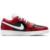 Женские кроссовки Air Jordan 1 Low Chicago Flip Red Gym-Red White DC0774-603