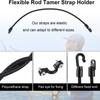 Universal Boat Rod Straps Wear-resistant Fishing Rod Tie Downs Replacement Rod Tamer