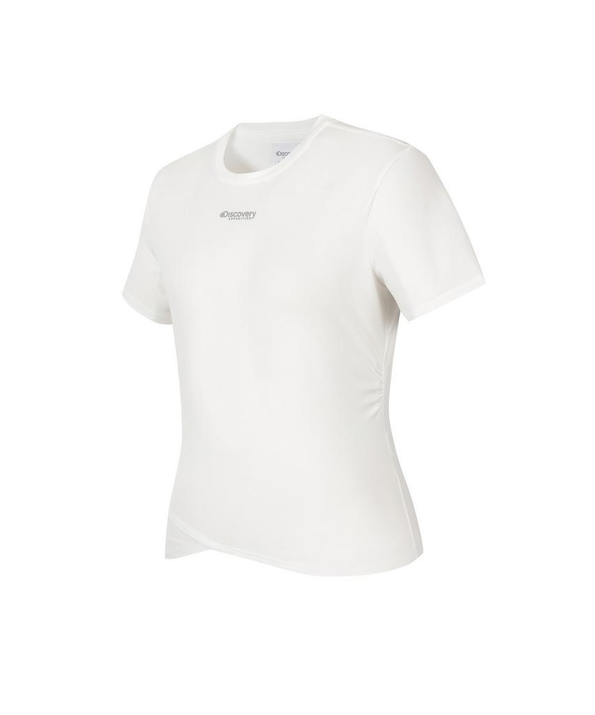 DISCOVERY EXPEDITION Women'S Shirred Short Sleeve T-Shirt (Cream)