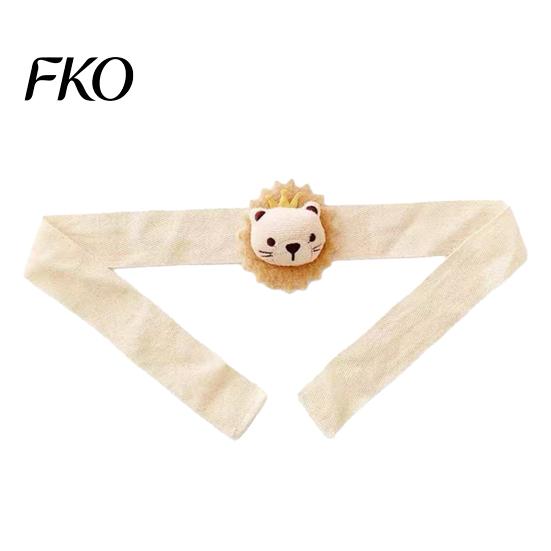 Soft Fabric Curtain Tieback Cartoon Animal Tieback, Cute Lion Bear Tie, Adjustable Holder Strap Flower for Baby Room Nursery