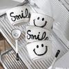 Smile Ceramic Bowl Rice Soup Salad Bowls White Plate Bowl Set Fruit Bowls Kitchen Household Supplies Nordic Korean Tableware