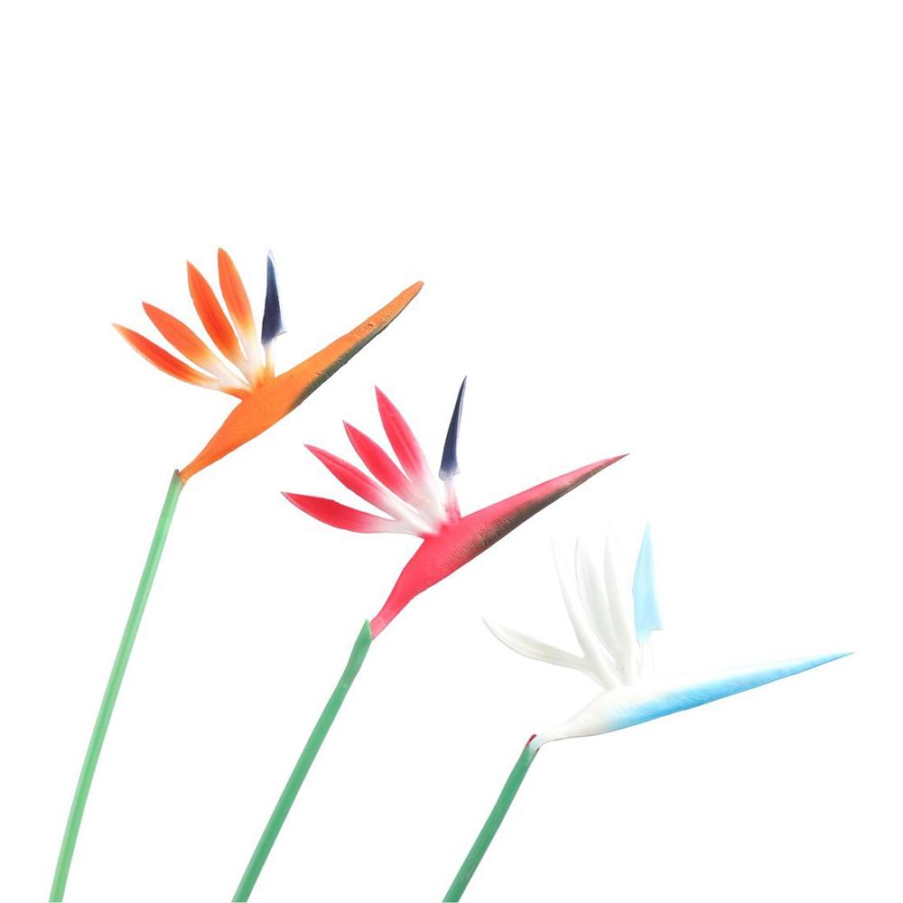 Stem Artificial Decorations Natural Nearly Latex Flowers Crane Artificial Flowers Tropical Flowers