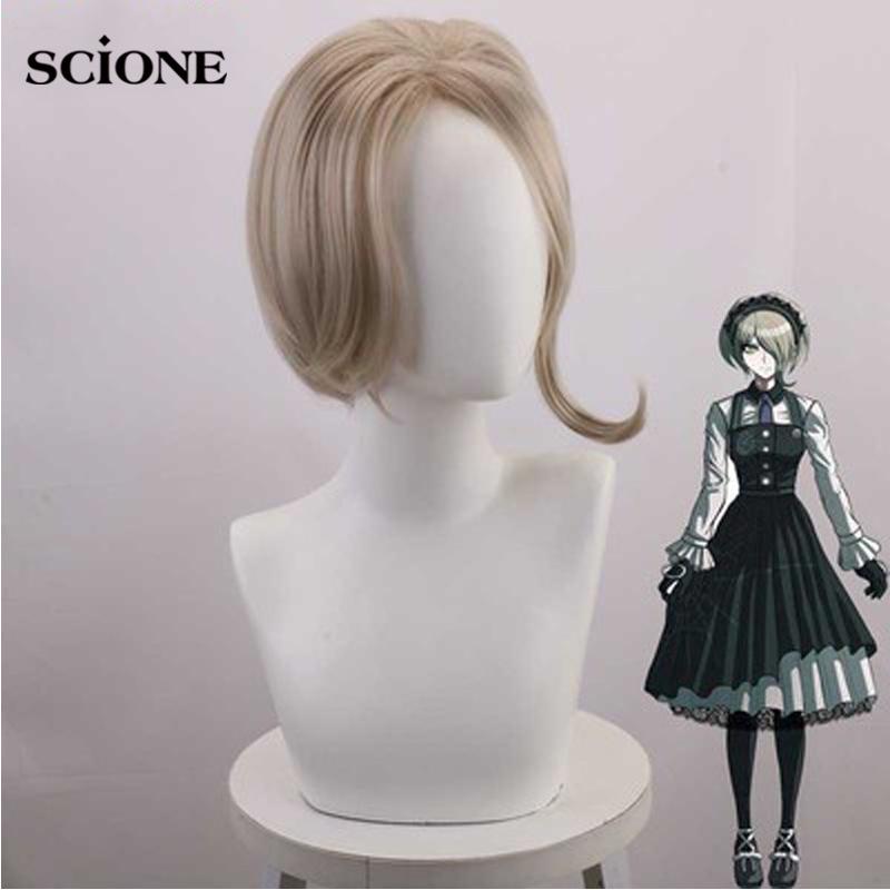 Danganronpa Dangan Ronpa V3 Tojo Kirumi разноцветные парики для косплея, костюм на Хэллоуин, парики + бесплатная сетка для волос