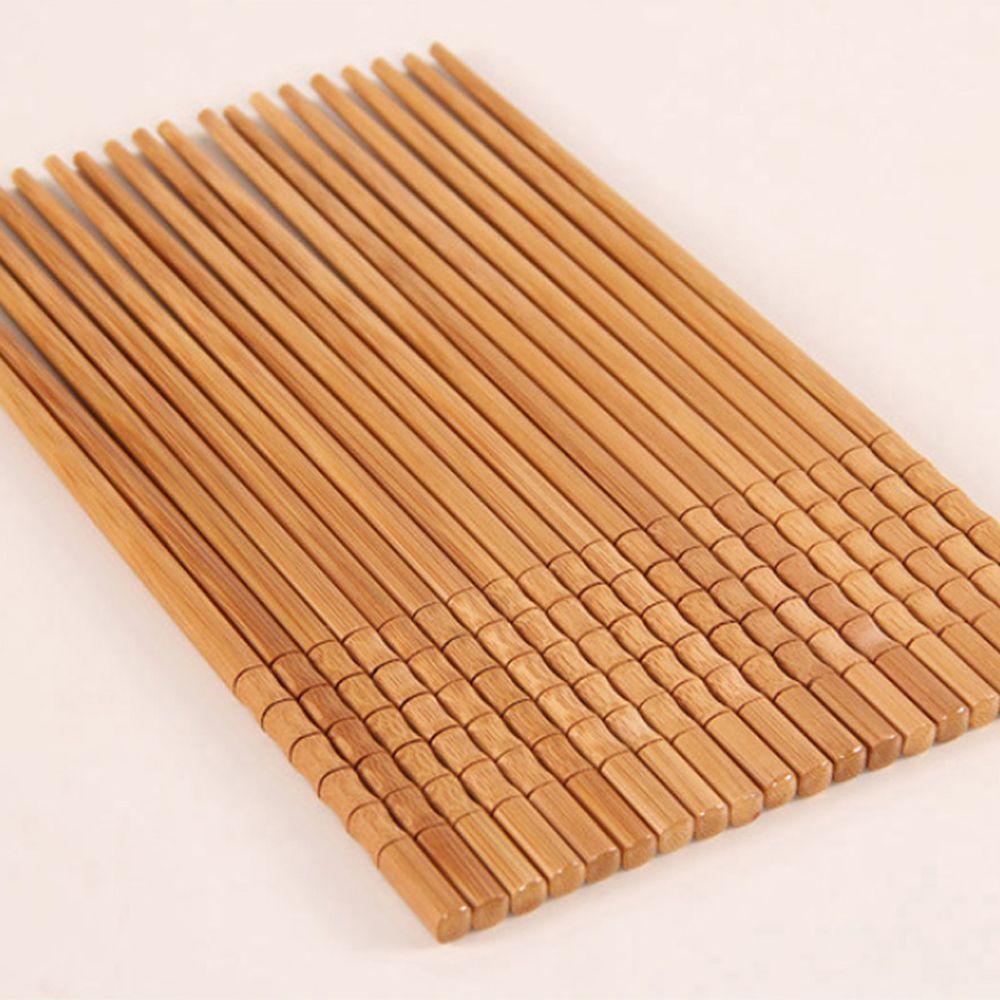 Chinese Food Natural Bamboo Home & Kitchen Dinnerware Wood Chopsticks Wooden Tableware Flatware
