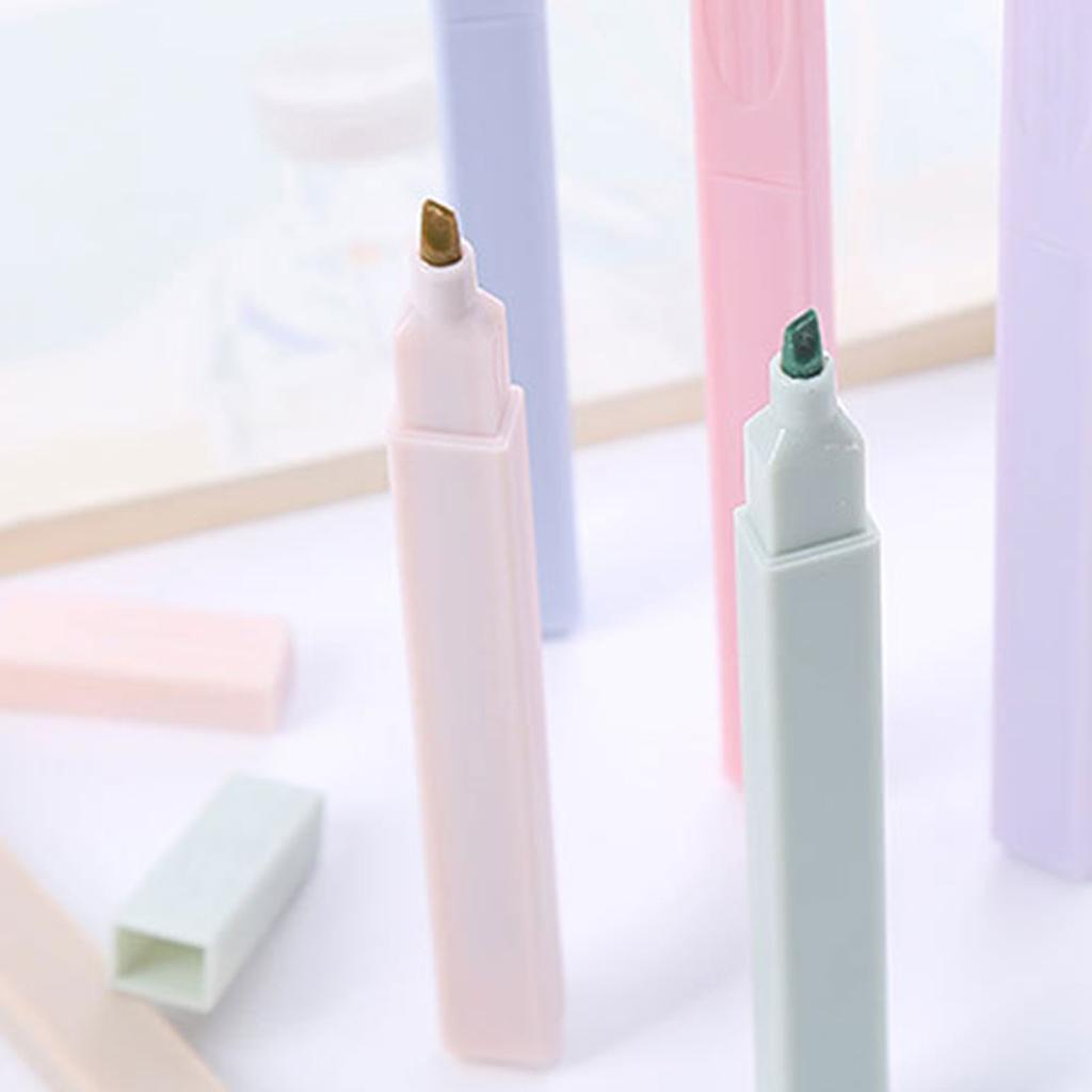 School Stationery Marker Eye Protection Super Soft Highlighter For DIY Photo Album Scrapbook