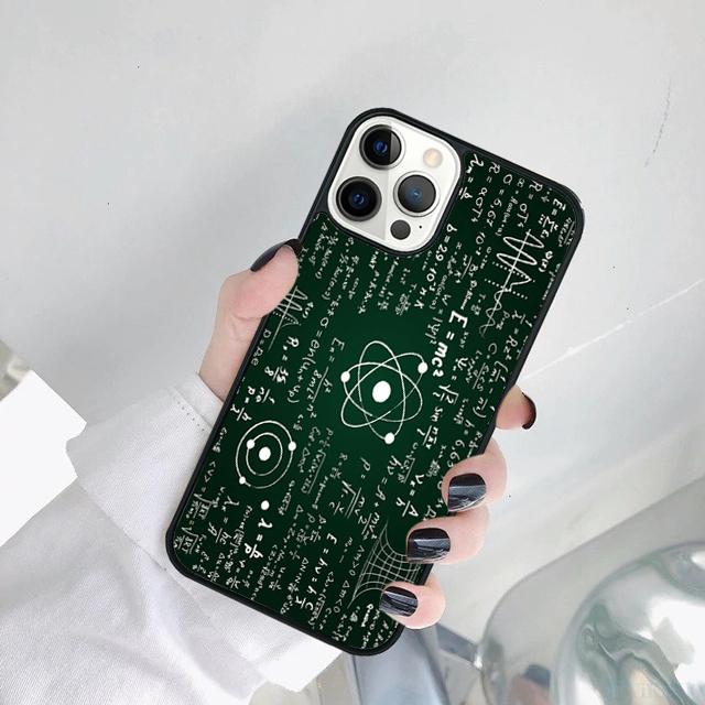 Чехол для телефона E mc2 Формула Математика Забавная Наука Для iPhone 17 Air 15 Pro MAX 16 Plus 14 11 12 13