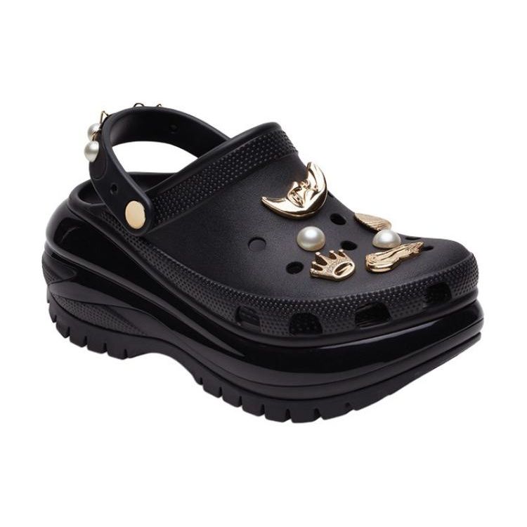 Crocs Унисекс Mega Crush Royal Clog Черный 209915-001