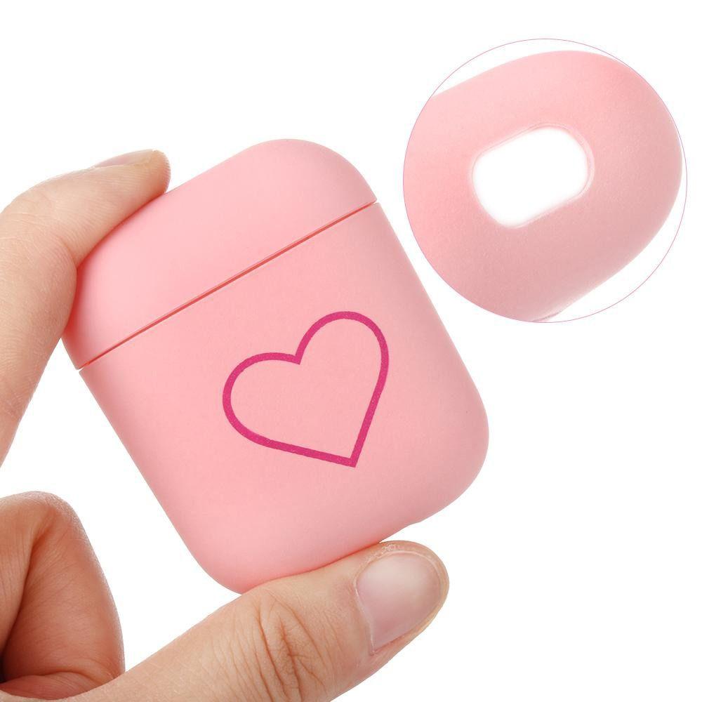 Love Heart Couples Case Cute Heart Earphone Case Cute Design Protective Cover  Earphone Accessories