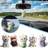 2D Acrylic Car Cat Acrylic Pendant Cat-Shaped Rearview Car Interior Car Accessories Keyring Mir J3J3