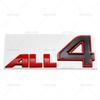 3D Metal ALL4 Logo Door Emblem Badge Sticker Car Stickers for MINI Cooper R61 F60 Countryman Paceman