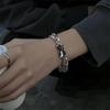 Модный серый двухслойный хип-хоп браслет для женщин