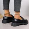 Модные лоферы на платформе в британском стиле для женщин 2025 больших размеров с круглым носком, одинарная обувь, женские оксфорды на толстой подошве из искусственной кожи, zapatos mujer
