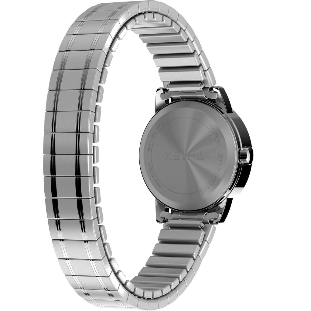 Часы Easy Reader Серебряный циферблат Латунь Минеральное стекло Кварцевые часы Бренд TW2W52300 Серебряный [TIMEX] Женские [Товар]