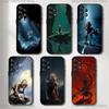 Чехол для телефона R-Rings Gollum-S Of L-Lord для Samsung Galaxy A20,A21s,A22,A31,A32,A52,A53,A72,73,A80, мягкий черный чехол