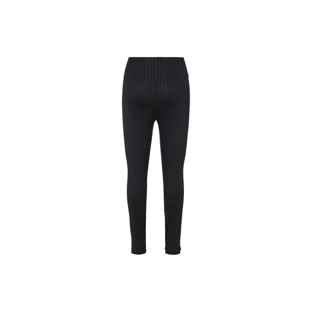 Nike Женские обтягивающие спортивные штаны Dri-Fit One Luxe Printed Mid Rise, черные DM7261-010