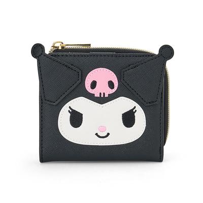 [Sanrio] Складной кошелек в форме лица, кошелек Kuromi 326780