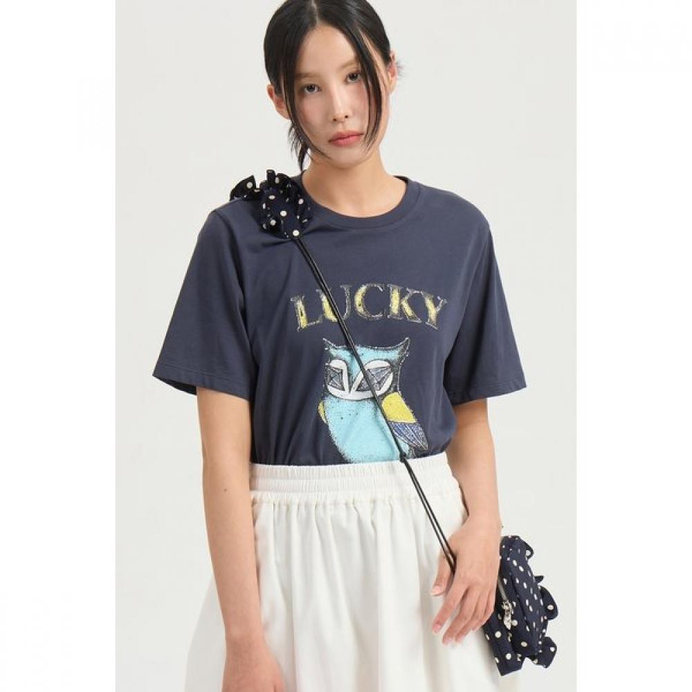 Lucky ChoueTTe Techno ShueTTe Round T shirT lqTam25200