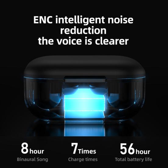 L10 LED Battery Display Bluetooth-compatible 5.1 Headset True Wireless Stereo Waterproof Earphone with Mic