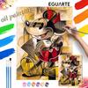 Disney Абстрактный набор для рисования по номерам с Микки Маусом, ручная работа, DIY, декор для дома, подарки, настенное искусство, набор на холсте, декор для гостиной