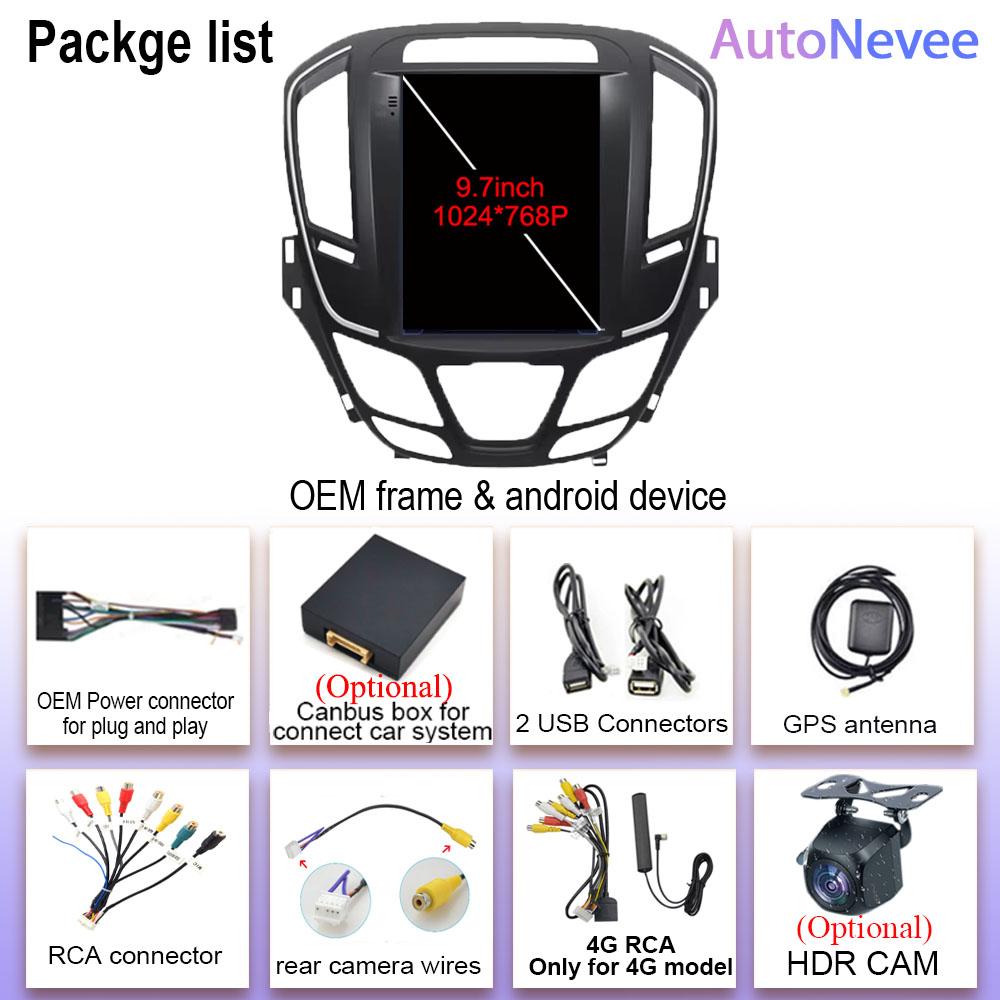 9,7-дюймовый автомобильный Android для Buick Lacrosse Vorstelijke 2014-2018 высокопроизводительный процессор HDR QLED экран авто радио 5G WIFI BT нет 2Din