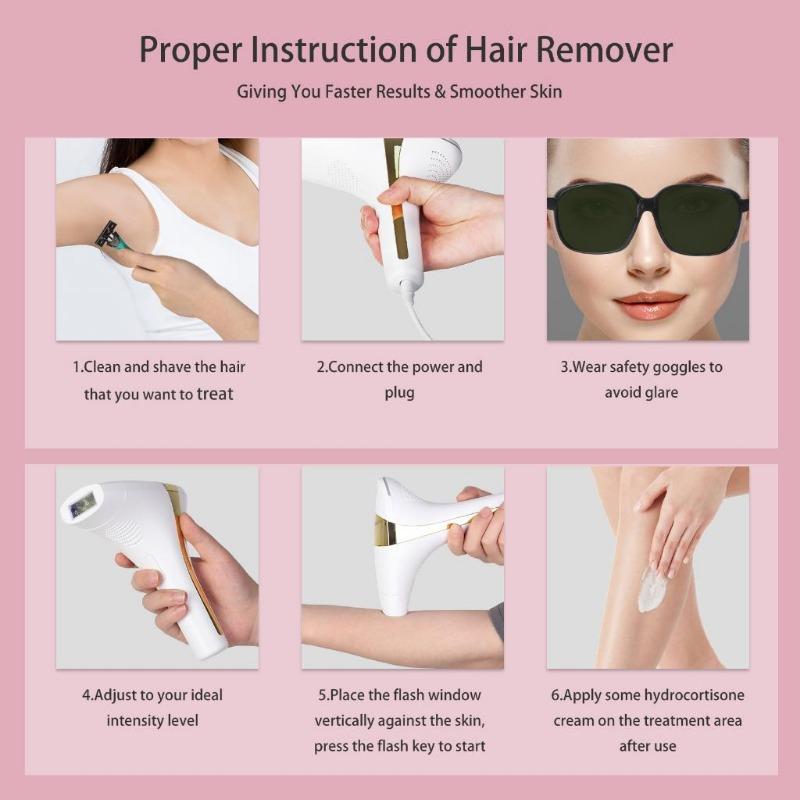 Многофункциональное устройство для лазерной эпиляции IPL 3 в 1, средство для удаления следов от прыщей, ледяное охлаждение, безболезненный эпилятор, омоложение кожи, унисекс, инструмент для удаления волос