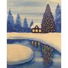 Diy Snow Scenic 5D Diamond Painting Full Round Drill Landscape Winter Diamond Embroidery Mosaic Cross Stitch Home Decor Gift