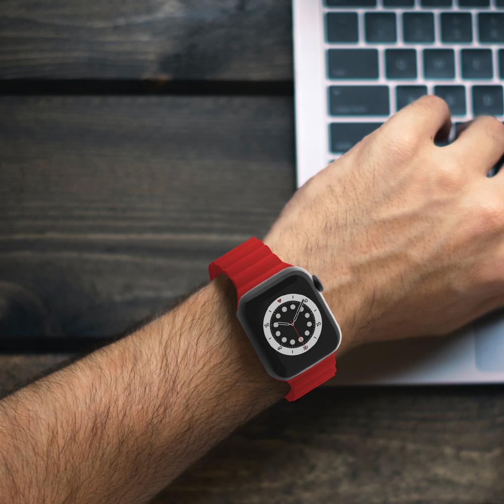 Силиконовый ремешок для Apple Watch, ремешок для часов 44 мм, 45 мм, 42 мм iWatch 40 мм, 38 мм, 41 мм, ремешок для часов Correa, браслет, Apple Watch Serie 7, 3, 5, 6 se