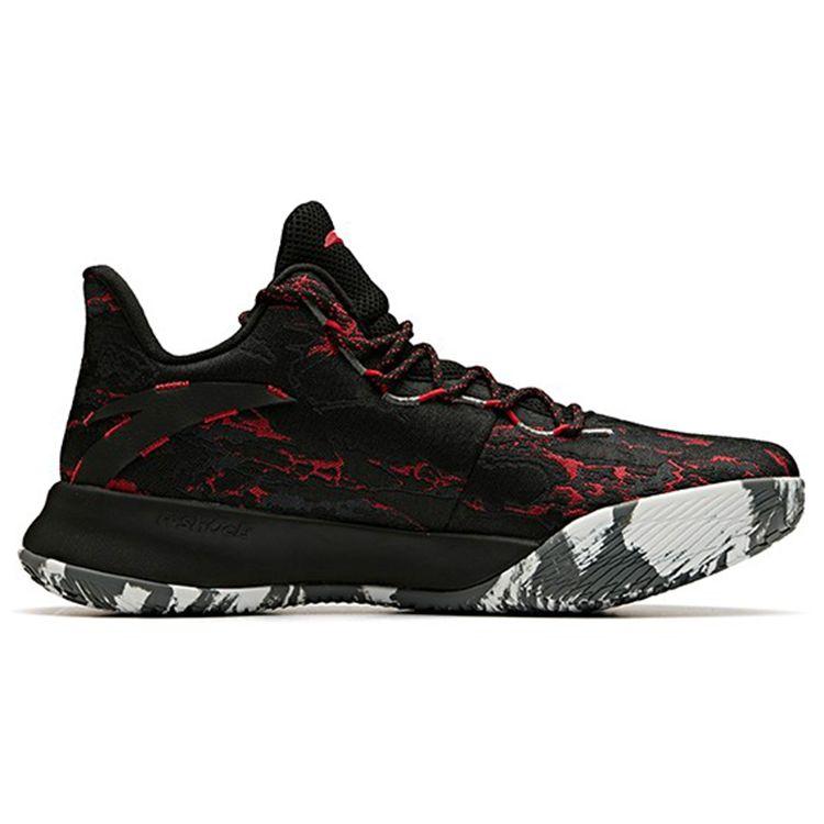 Anta Viper Performance Basketball Shoes Men Sneakers Black Red 11941621-5