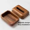 Storage Walnut Tissue Boxes Creative Dressing Rooms Minimalism Luxury Decoration Napkin Box Cute Aesthetic Napkin Holder Elegant Office Boxes Bedroom