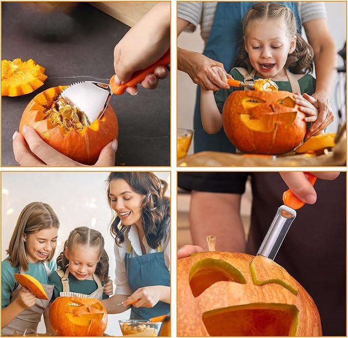 Halloween Pumpkin Lantern Carving Tool Set - Expression Knives
