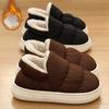 Fashion Winter Warm Thick Furry Women Ankle Boots Indoor Plush Slippers Ladies Men Home Cotton Shoes