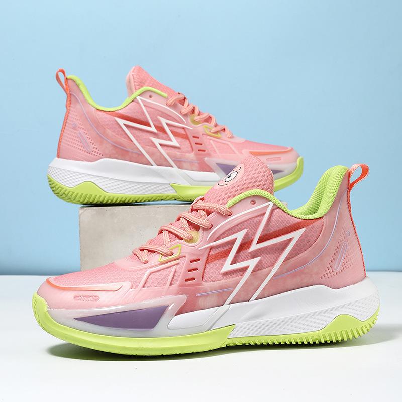 Кроссовки Губка Боб для мужчин и женщин с низким верхом, дышащие, нескользящие, износостойкие, амортизирующие, легкие, с мягкой подошвой, студенческие, светящиеся