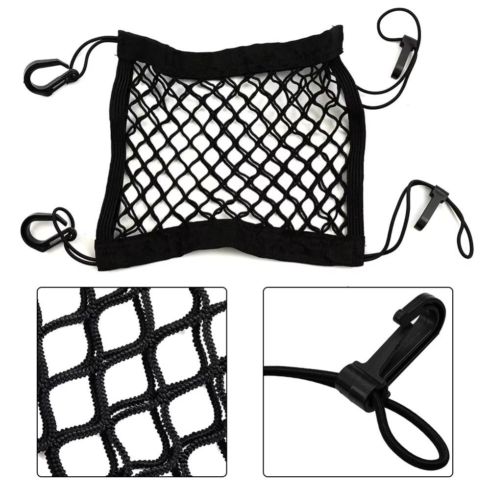Motorcycle Cargo Net Bike Scooter Mesh Storage Bag Motorcycle Luggage Net Hook Hold Bag Moto Net Mesh