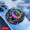 Magnetic Mobile Phone Cooler Strong Airflow 3 Gear Adjustable Universal Easy To Install Cellphone Radiator with Digital Display