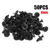 50x 6mm Hole Car Bumper Rivets Push Hood Fixing Clip Fenders For Toyota