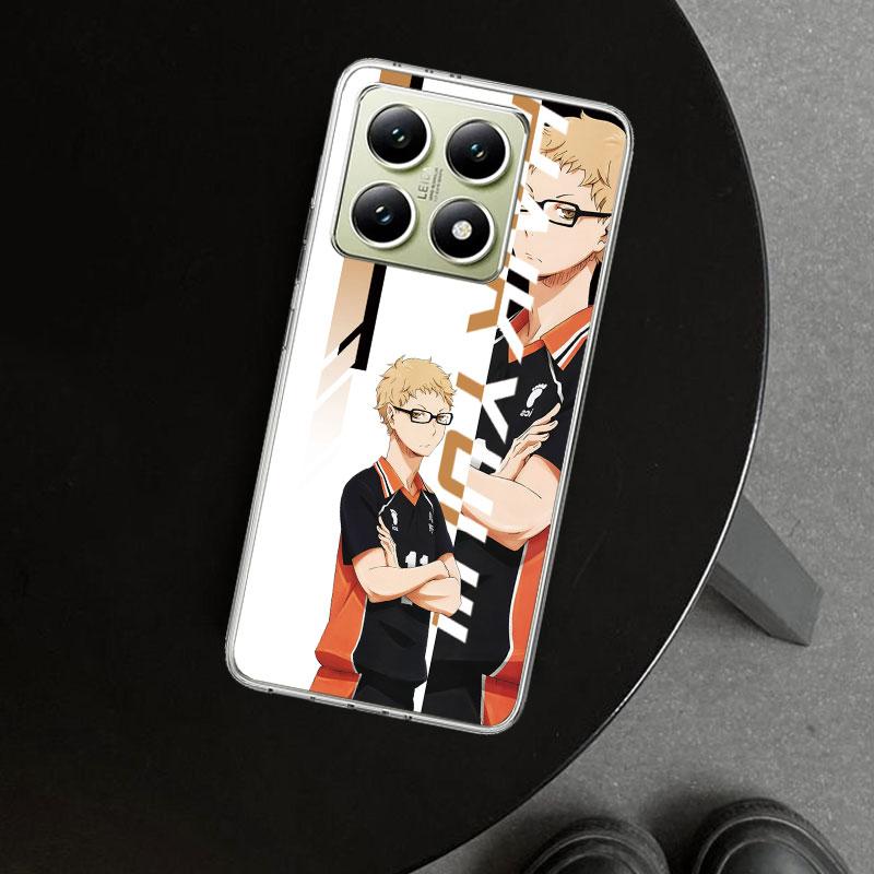 Чехол для телефона Anime Haikyuu Школьный волейбол для Xiaomi Redmi Note 15 14 13 12 11 Pro Plus 14S 12S 11S 11T 11E 10S 10 На заказ